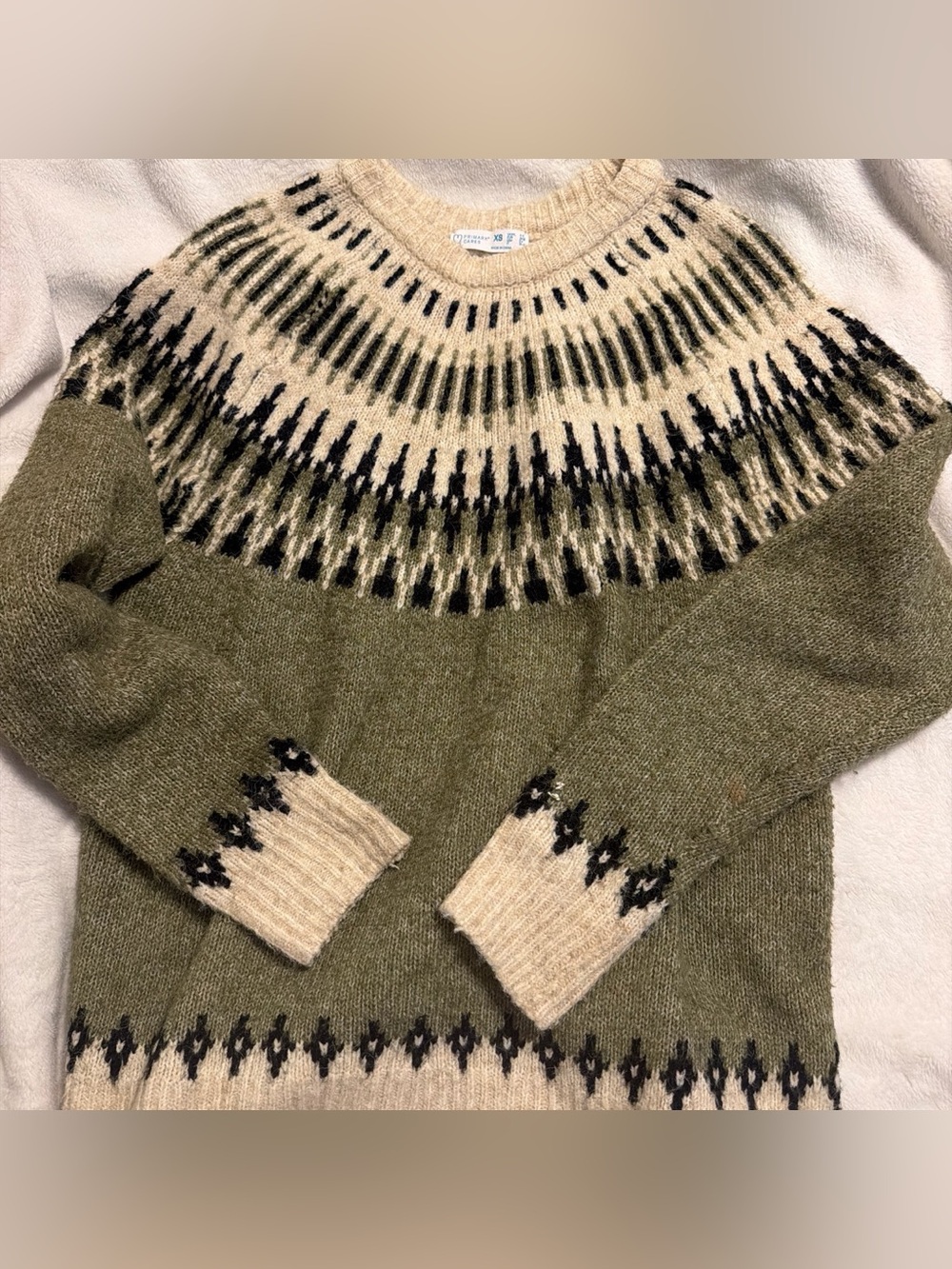 Knit Sweater with Pattern